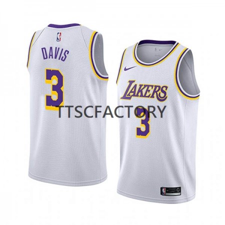 Dres Los Angeles Lakers Anthony Davis 3 Nike 2022-23 Association Edition Bijela Swingman - Muške